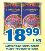Cambridge Food Frozen Mixed Vegetables 1Kg-Each
