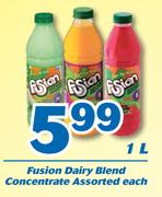 Fusion Dairy Blend Concentrate 1L-Each