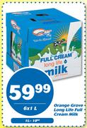 Orange Grove Long Life Full Cream Milk-6X1L