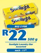 Sunlight Laundry Bar-500g Each