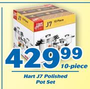 Hart 10-Piece J7 Polished Pot Set