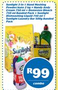 Sunlight 2-In-1 Hand Washing Powder Combo