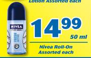 Nivea Roll On 50ml-Each