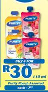 Purity Pouch-4X110ml