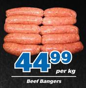 Beef Bangers-Per Kg