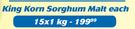King Korn Sorghum Malt-15X1Kg