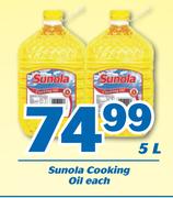 Sunola Cooking Oil 5L-Each