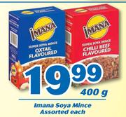 Imana Soya Mince 400g-Each