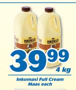 Inkomasi Full Cream Maas 4Kg-Each