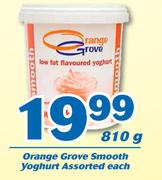 Orange Grove Smooth Yoghurt 810g-Each