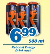 Reboost Energy Drink 500ml-Each