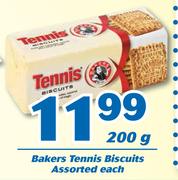 Bakers Tennis Biscuits 200g-Each