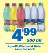 Aquelle Flavoured Water 500ml-Each