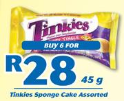 Tinkies Sponge Cake-6X45g