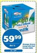 Orange Grove Long Life Full Cream Milk-6X1L