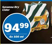 Savanna Dry Cider-6X500ml