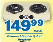 1Diamond Double Spiral Hotplate-Each