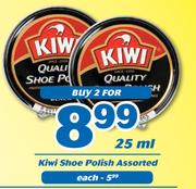 Kiwi Shoe Polish-2X25ml