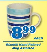 Rianhill Hand Painted Mug-Each