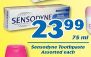 1Sensodyne Toothpaste-75ml Each