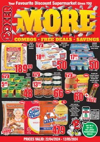 Boxer Super Stores KwaZulu-Natal : Your Favourite Discount Supermarket Give You More (22 April - 12 May 2024)