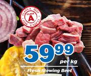 Fresh Stewing Beef-Per kg