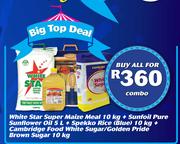 White Star Super Maize Meal Combo