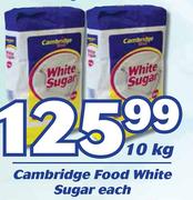 Cambridge Food White Sugar-10Kg Each