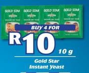 Gold Star Instant Yeast-4X10g