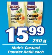 Moir's Custard Powder Refill-250g Each
