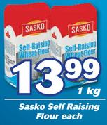 Sasko Self Raising Flour-1Kg Each