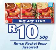 Royco Packet Soup Assorted-3X50g Each