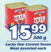 Lucky Star Corned Texan Meat Assorted-300g Each