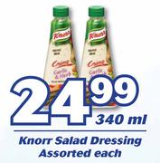 Knorr Salad Dressing Assorted-340ml Each