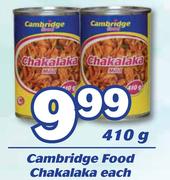 Cambridge Food Chakalaka-410g Each