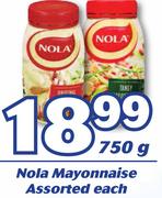 Nola Mayonnaise Assorted-75g Each