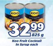 Koo Fruit Cocktail In Syrup-825g Each