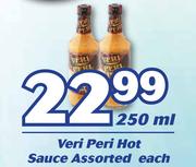 Veri Peri Hot Sauce Assorted-250ml Each