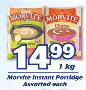 Morvite Instant Porridge Assorted-1Kg each