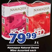 Namaqua Natural Sweet Wine Assorted-3L Each