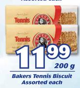 Bakers Tennis Biscuit Assorted-200g Each