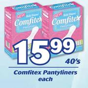 Comfitex Pantyliners-40's Each