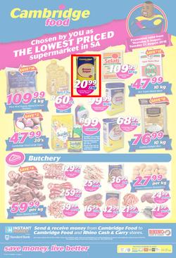 Cambridge Food KZN : August Mid Month (9 Aug - 21 Aug 2018), page 1