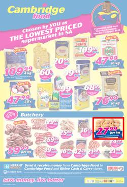 Cambridge Food KZN : August Mid Month (9 Aug - 21 Aug 2018), page 1