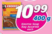 Knorrox Soup Bag-400g Each