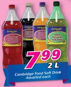 Cambridge Food Soft Drink-2Ltr Each