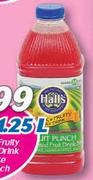Hall’s Thick & Fruity Blended Fruit Drink Concentrate-1.25Ltr Each