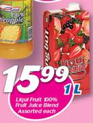 Liqui Fruit 100% Fruit Juice Blend-1Ltr Each