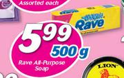 Rave All-Purpose Soap-500g