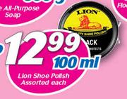 Lion Shoe Polish-100ml Each
